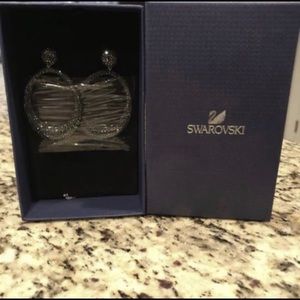 Swarovski hoop earrings